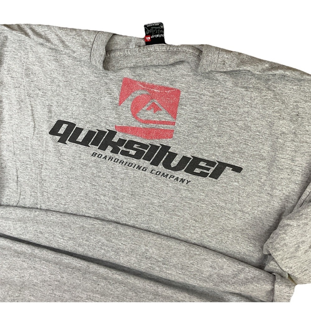 Vintage Quiksilver T-Shirt Men Sz XL Grunge Surf Skate Long Sleeve Y2K Skater